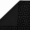 Коврик придверный 60х90 см, ЧЕРНЫЙ, грязезащитный, 430 г/м2, фактурный рисунок АЛМАЗ, ЛЮБАША, 701054