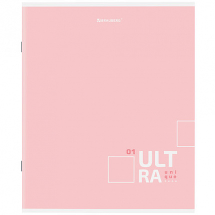 Тетрадь А5, 80 л., BRAUBERG скоба, клетка, обложка картон, "Пастельная" Pastel Tone, 404411