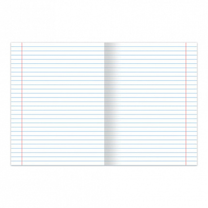 Тетрадь 18 л. BRAUBERG КЛАССИКА, линия, обложка картон, ЗЕЛЕНАЯ, 104734