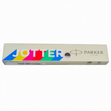 Ручка шариковая PARKER "Jotter Orig Blue", корпус синий, детали нержавеющая сталь, синяя, RG0033170
