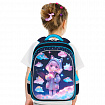 Рюкзак BRAUBERG KIDS FLOSSY, 2 отделения, 3 кармана, "Девочка в облаках", объемный дизайн, 40х28х18 см, 273179
