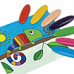 Восковые мелки фигурные BRAUBERG KIDS "Батоны", 12 цветов, 273093