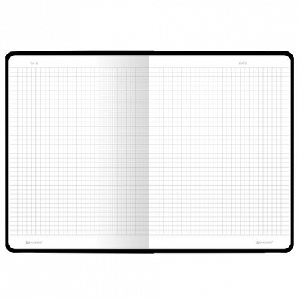 Блокнот с резинкой в клетку 96 л., А5 (145х203 мм), твердая обложка, BRAUBERG, "Insight", 113723