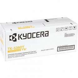Тонер-картридж KYOCERA (TK-5380Y) ECOSYS PA4000cx/MA4000cix/MA4000cifx, желтый, ресурс 10000 страниц, оригинальный, 1T02Z0ANL0