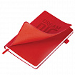 Ежедневник недатированный А5 138х213 мм BRAUBERG "BeStyle", под кожу, резинка, держатель, 160 л., красный, 116217