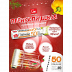 Пленка пищевая ПЭ с перфорацией отрыва, в коробке, 29 см х 50 м, 8 мкм, GRIFON, 101-434