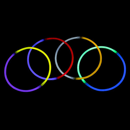 Светящиеся (неоновые) палочки, 50 штук + 2 в ПОДАРОК! в тубе, ассорти, ЗОЛОТАЯ СКАЗКА, 662597