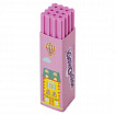 Ластик ЮНЛАНДИЯ "Башенки", 64х15х15 мм, цвет ассорти, картонный держатель, 228719