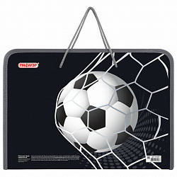 Папка для труда на молнии с ручками ПИФАГОР А4, 1 отделение, пластик, органайзер, "Ball kick", 272229