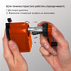 Точилка механическая BRAUBERG "JET", металлический механизм, корпус оранжевый, 229567