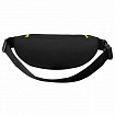 Сумка на пояс HEIKKI RIO (ХЕЙКИ), карман, регулируемый ремень, черная/салатовая, 30х12x10 см, 272615