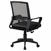 Кресло CROMEX (КРОМЕКС) "Basic CH-698", с подлокотниками, механизм качания, сетка/ткань TW, черное, 533069