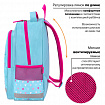Рюкзак ПИФАГОР SCHOOL, 1 отделение, 3 кармана, "Милый зайчик", 38x28х14 см, 273168