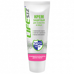 Крем защитный, 100 мл, ЭЛЕН, универсальный, от воздействия водорастворимых и водонерастворимых загрязнений
