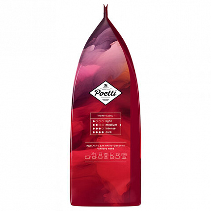 Кофе в зернах POETTI "Neuro Deluxe Edition" 1 кг, арабика 100%, 18210