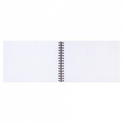 Скетчбук, белая бумага 190 г/м2, 297х210 мм, 60 л., гребень, твердая обложка, BRAUBERG ART CLASSIC, 113853