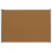 Доска пробковая для объявлений 100x150 см, алюминиевая рамка, 2х3 OFFICE, (Польша), TCA1510