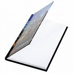 Блокнот МАЛЫЙ ФОРМАТ 110х147 мм, А6, 80 л., твердый, клетка, STAFF, "Офисный", 121628