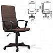 Кресло офисное BRABIX "Focus EX-518", ткань, коричневое, 531577