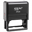 Оснастка для штампа, оттиск 75х38 мм, синий, TRODAT IDEAL 4926 P2, корпус черный, подушка, 167471