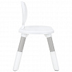 Стул детский растущий BRABIX KIDS CC-001, 2-8 лет, пластик серый + белый, 533293