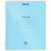 Тетрадь пластиковая обложка (прозрачная) 12 листов, клетка, BRAUBERG "Smart Cover", АССОРТИ (микс в спайке), 405022