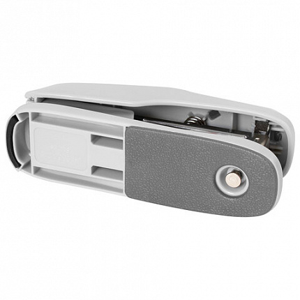 Степлер №24/6, 26/6 BRAUBERG "Extra", до 30 листов, серый, 229089