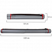 Тубус для чертежей телескопический, длина 64-100 см, формат А0, диаметр 8,5 см, с ремнем, серый, BRAUBERG, 271257