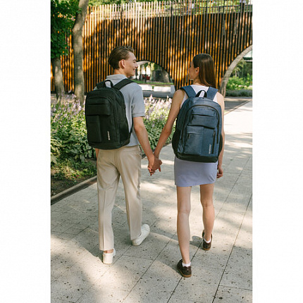 Рюкзак HEIKKI CONCORDANCE (ХЕЙКИ) универсальный, отделение для ноутбука, синий, 47x32x15 см, 273893