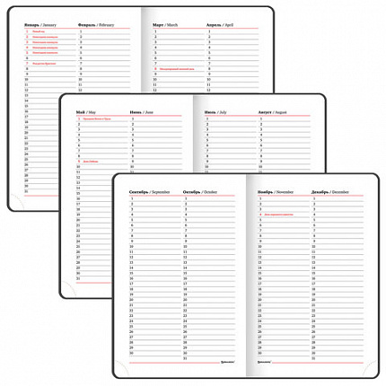 Ежедневник недатированный МАЛЫЙ ФОРМАТ А6 (100х150 мм) BRAUBERG "Select", балакрон, 160 л., черный, 123480