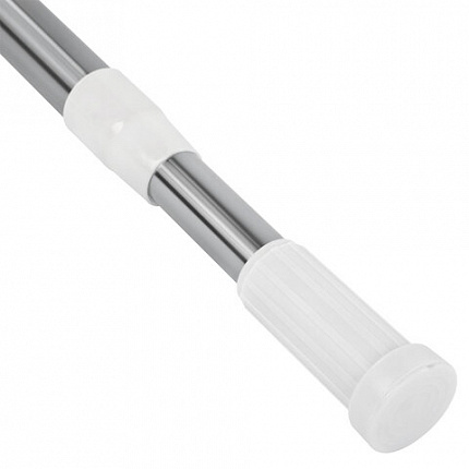 Карниз штанга для ванной телескопический 110-200 см, нержавеющая сталь, PRIMILA (ПРИМИЛА), 700108