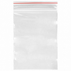 Пакеты с замком ZIP-LOCK "зиплок", комплект 100 шт., 60х80 мм, ПВД, толщина 32 мкм, STAFF, 608164