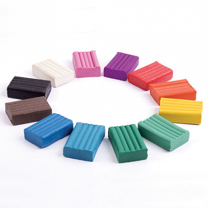 Пластилин классический ПИФАГОР, 12 цветов, 120 г, картонная упаковка, 103678