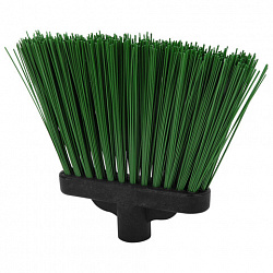 Метла синтетическая плоская "МИШЕЛЬ" ширина 24 см, высота 18,9 см, без черенка, еврорезьба, LAIMA EXPERT, 605370