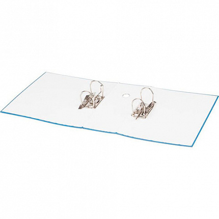 Папка-регистратор с двумя арочными механизмами (до 800 листов), покрытие ПВХ, 125 мм, синяя