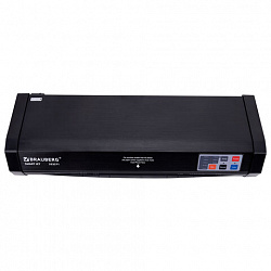 Умный ламинатор BRAUBERG SMART JET, формат А3, с функцией АВТОДЕТЕКЦИИ толщины пленки 60-250 мкм, быстрый нагрев 50 сек., 100 см/мин, 532271