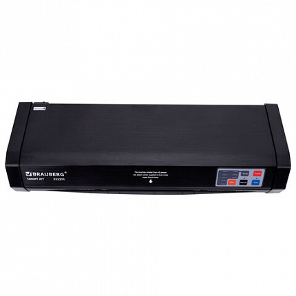 Умный ламинатор BRAUBERG SMART JET, формат А3, с функцией АВТОДЕТЕКЦИИ толщины пленки 60-250 мкм, быстрый нагрев 50 сек., 100 см/мин, 532271