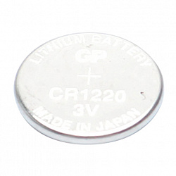 Батарейка литиевая GP Lithium CR1220 "таблетка, дисковая, кнопочная" 1 шт., блистер (отрывной блок), CR1220RA-7C5