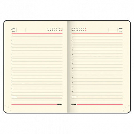 Ежедневник недатированный БОЛЬШОЙ ФОРМАТ 210х297 мм А4, BRAUBERG "Office", 160 л., красный, 113286