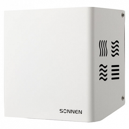 Сушилка для рук SONNEN HDR-1200W, 1200 Вт, производство РОССИЯ, антивандальная, сталь, белая, 701870