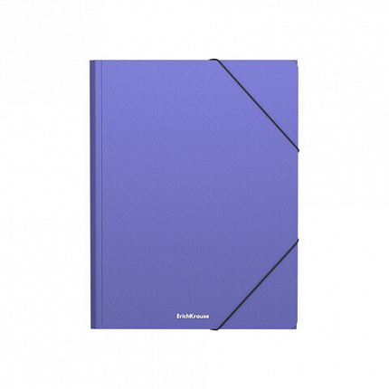 Папка на резинках ERICH KRAUSE "Diagonal Pastel", до 300 листов, ассорти, 600 мкм, 50400
