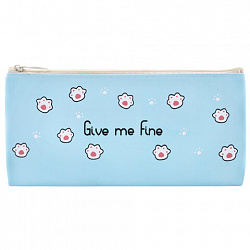 Пенал-конверт ПИФАГОР, 1 отделение, ПВХ, ассорти "Pawesome", 22х10 см, 273825