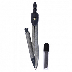 Готовальня ПИФАГОР 8 предметов: циркуль 120 мм, чертежные принадлежности, пластиковый пенал, 210860