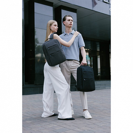 Рюкзак HEIKKI ACCORDANCE (ХЕЙКИ) универсальный, отделение для ноутбука, серый, 41х30x12 см, 273902