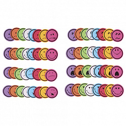 Наклейки из EVA "Смайлики", 60 шт., ассорти, ОСТРОВ СОКРОВИЩ, 661468