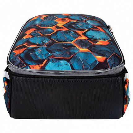 Ранец BRAUBERG ORIGINAL, 2 отделения, с брелком, "Hot spill", 38х29х16 см, 274405