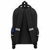 Рюкзак BRAUBERG STYLE, 2 отделения, 4 кармана, "Всем привет!", черный, 40х26х15 см, 274410
