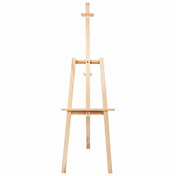 Мольберт напольный из липы "Лира", 67х162х48 см, высота холста до 100 см, BRAUBERG ART DEBUT, 192337