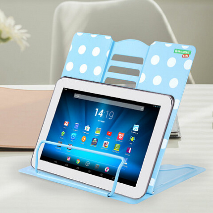 Подставка для книг и учебников BRAUBERG KIDS "Lil Paws", регулируемый угол наклона, металл, 238053