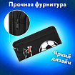 Пенал ЮНЛАНДИЯ ЮНИОР, 2 отделения, полиэстер, "Спорт", 21х8х6 см, 273812